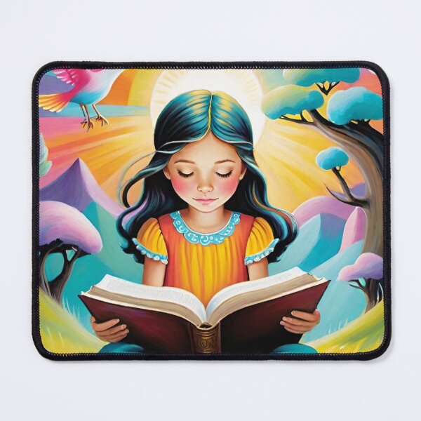 Item preview, Girl reading designed and sold by JLeonardoArt.