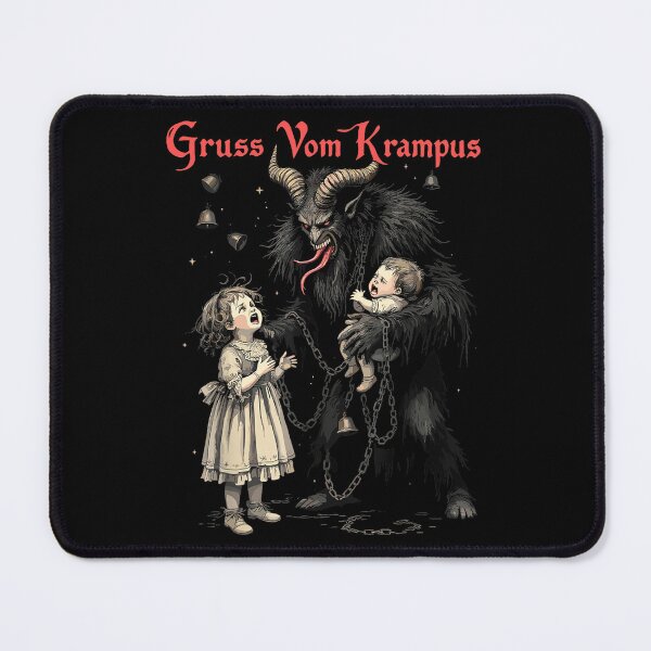 Item preview, Gruss Vom Krampus Christmas Eve Naughty Kids Xmas designed and sold by ShaadheeArteta.