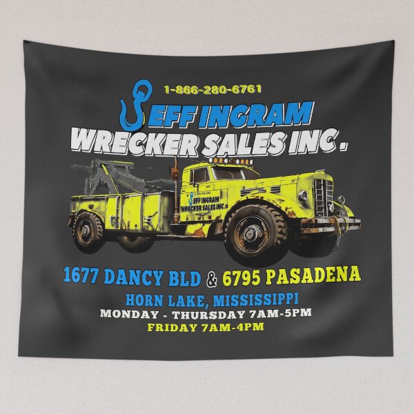 Item preview, BIG YELLER TOW TRUCK designed and sold by Pickle Wicked Designs.
