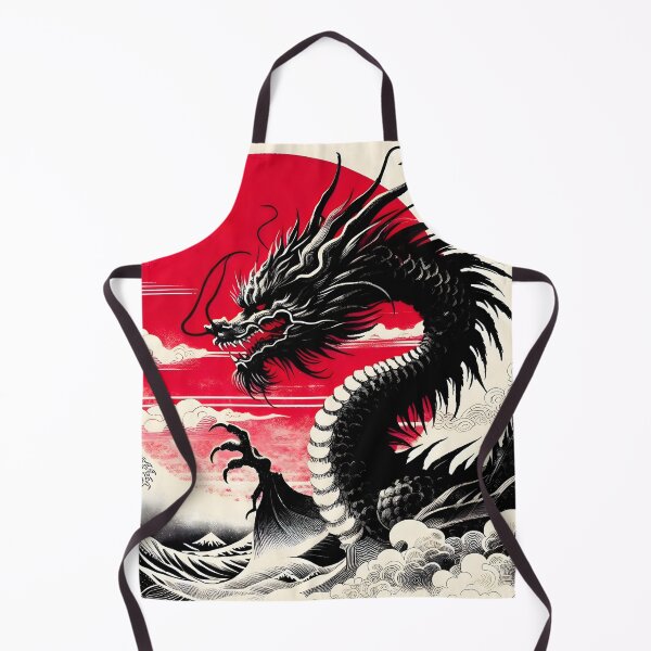 Item preview, Sumi-e Painting A Dragon Conquering The Sun designed and sold by HossamAlsadainy.