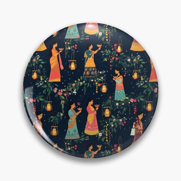 Item preview, Diwali Sarees: Colors and Elegance designed and sold by MidArtForge.