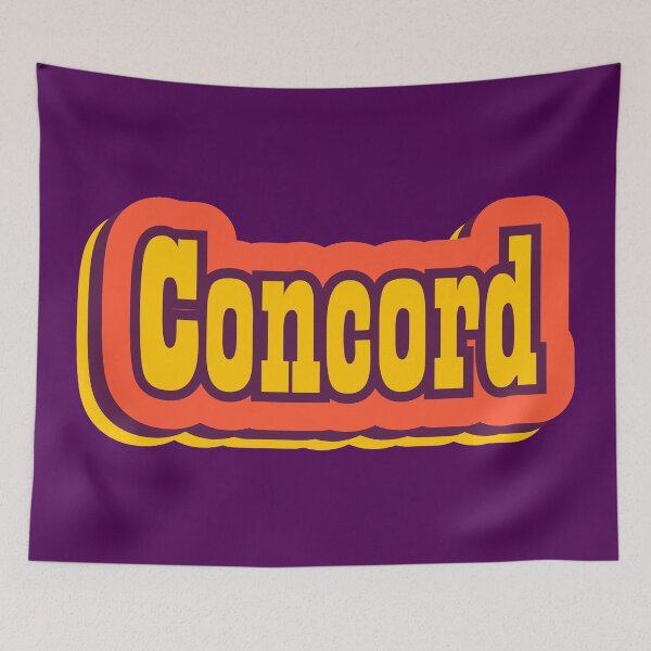 Item preview, Concord, New Hampshire Retro Typography designed and sold by ArtNoveltee.