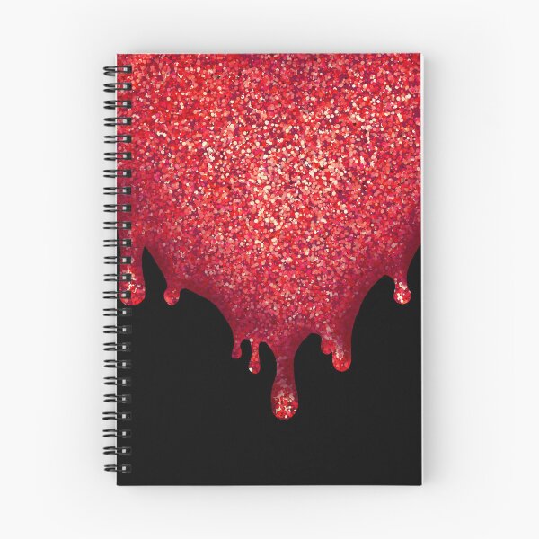 Item preview, Spooky Glitter Drippy  Heart (black back) designed and sold by ClearAndHappy.