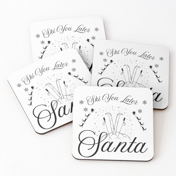 Item preview, Ski You Later Santa Funny Design designed and sold by Modern-Tropical.