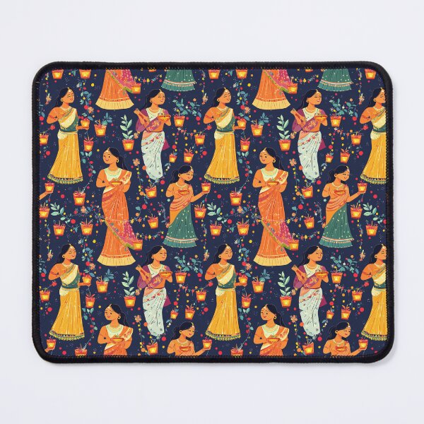 Item preview, Diwali Sarees: Colors and Elegance designed and sold by MidArtForge.