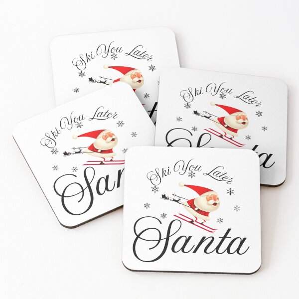 Item preview, Copy of Ski You Later Santa Funny Design designed and sold by Modern-Tropical.