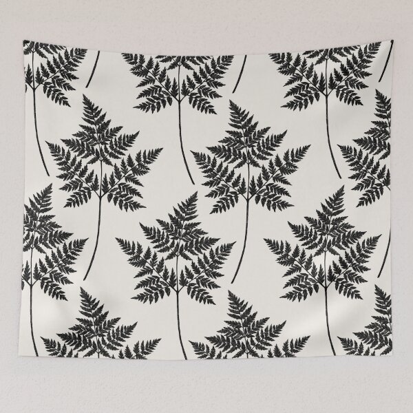 Item preview, Black Ink Watercolor Fern for Plants Lovers. Minimalistic Modern Illustration designed and sold by helga-wigandt.
