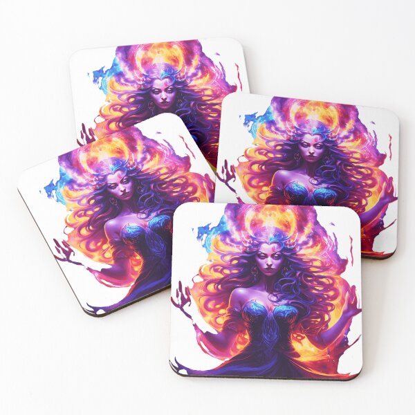 Item preview, Demonic Witch Goddess Lilith Casting Spells designed and sold by Liliths-Closet.