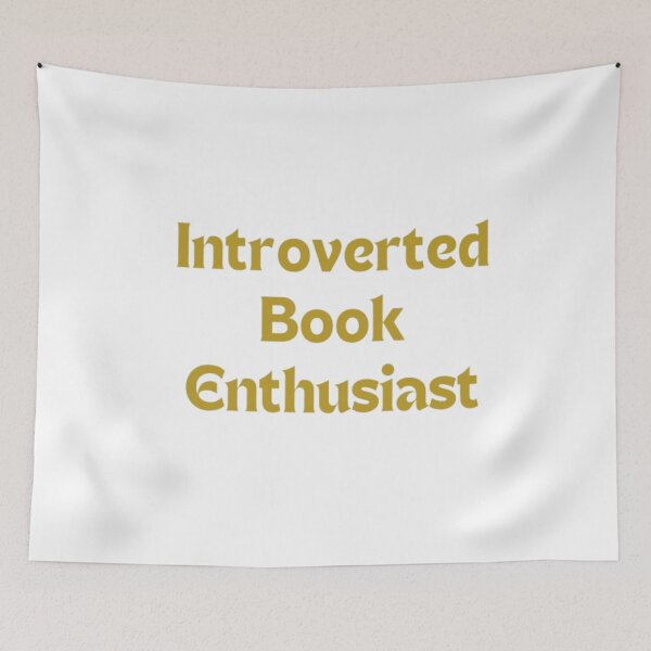 Item preview, Introverted Book Enthusiast: Cozy Vibes for Book Lovers designed and sold by ThriveTrinity.