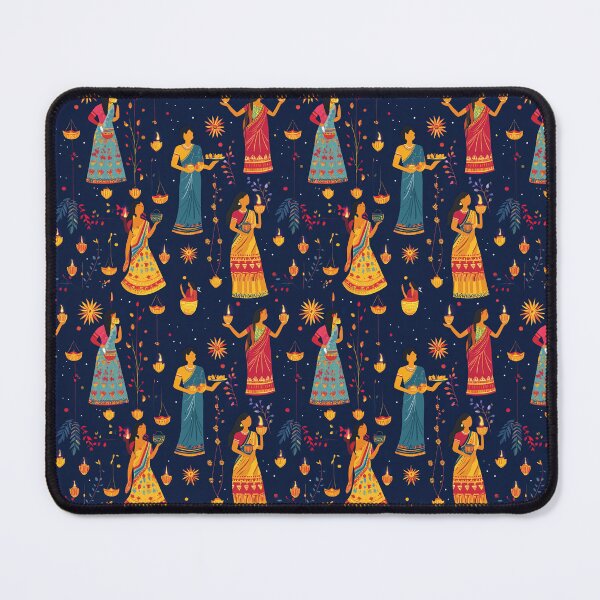 Item preview, Diwali Sarees: Colors and Elegance designed and sold by MidArtForge.