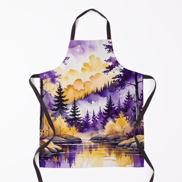 Item preview, Forest with a pond in water paint style designed and sold by Moonde04.