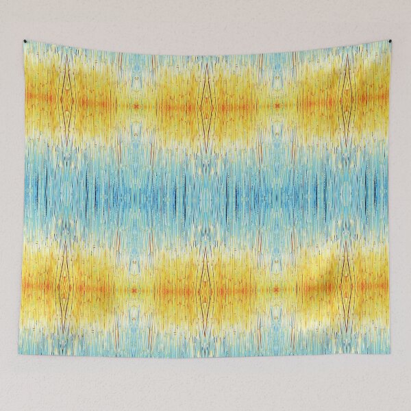Item preview, Blue Abstract Pattern-bamboo designed and sold by StudioViArt.