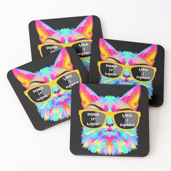 Item preview, Cat Vibe - Does It Look Like I Care? - Cat owners can relate designed and sold by Shaielle.