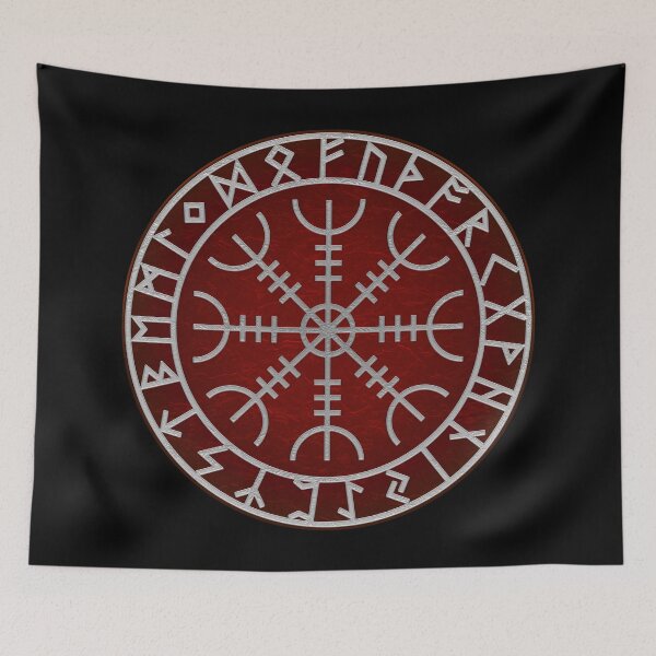 Item preview, Aegishjalmur: Norse protection symbol embodying strength, resilience. (12) designed and sold by JDMTees.