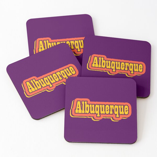 Item preview, Albuquerque, New Mexico Retro Typography designed and sold by ArtNoveltee.