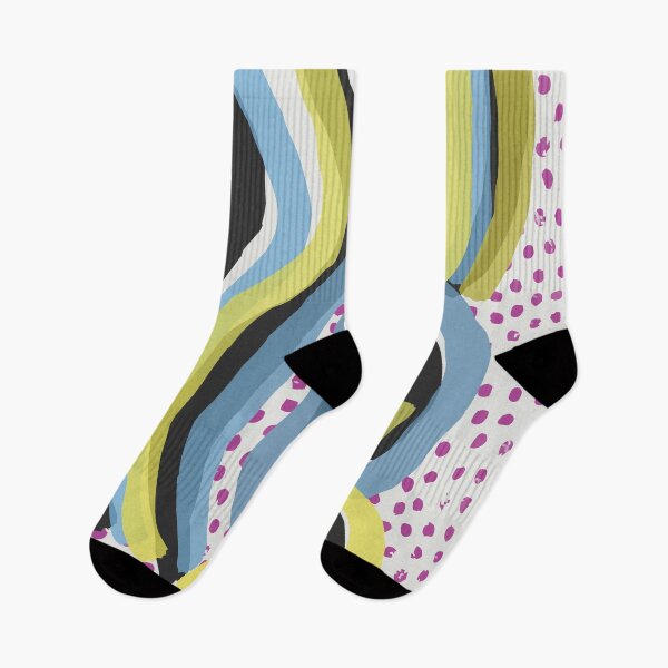 Item preview, Blue, black and green treble clef over pink dot pattern designed and sold by si-cha.