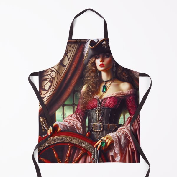 Item preview, Lady Pirate Empress of the Tides Admiral Anne in Red designed and sold by NancyzKreations.