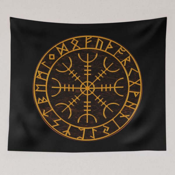 Item preview, Aegishjalmur: Norse protection symbol embodying strength, resilience.(10) designed and sold by JDMTees.