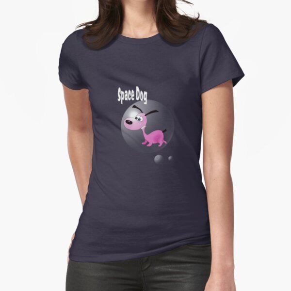 space doggy Fitted T-Shirt