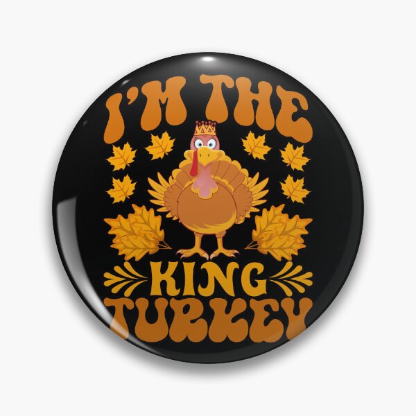 Item preview, King Turkey Cartoon Thanksgiving designed and sold by Digitayaa.