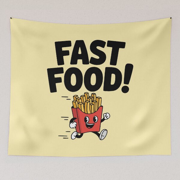 Item preview, Fast Food! Funny French Fry Pun designed and sold by PMCreative.