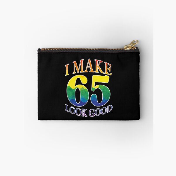 Item preview, I Make 65 Look Good Rainbow Birthday Design designed and sold by Raise2Shine.