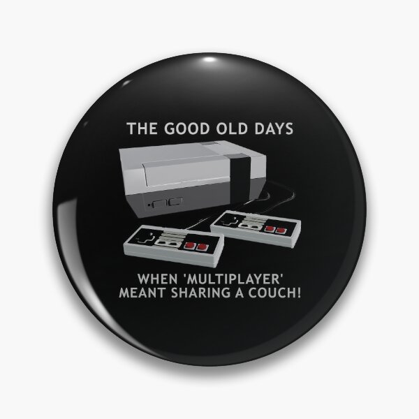 Item preview, Retro gaming "The Good Old Days When Multiplayer Meant Sharing A Couch!" designed and sold by JDMTees.