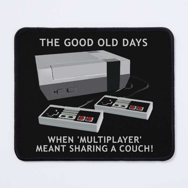 Item preview, Retro gaming "The Good Old Days When Multiplayer Meant Sharing A Couch!" designed and sold by JDMTees.