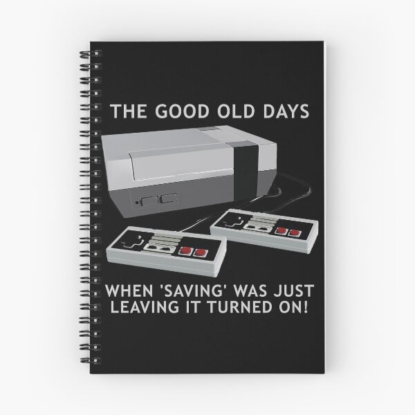 Item preview, Retro gaming "The Good Old Days When 'Saving' Was Just Leaving It Turned On!" designed and sold by JDMTees.