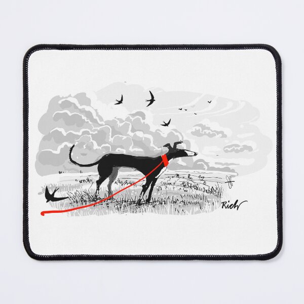 Item preview, Magic the Greyhound with swallows designed and sold by RichSkipworth.