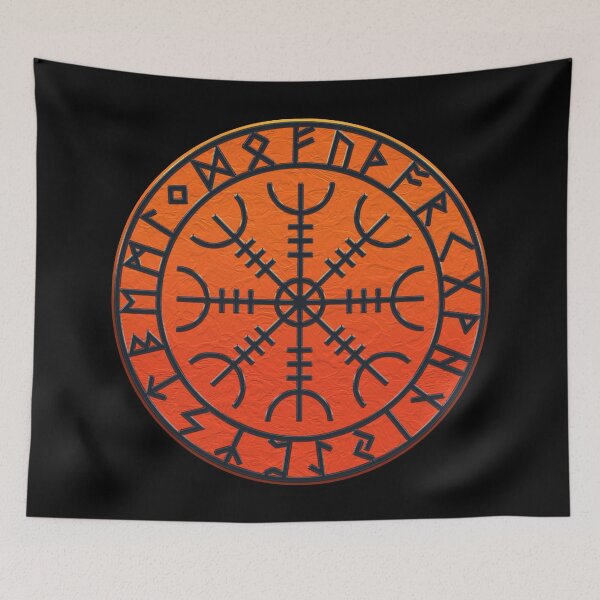 Item preview, Aegishjalmur: Norse protection symbol embodying strength, resilience. (9) designed and sold by JDMTees.