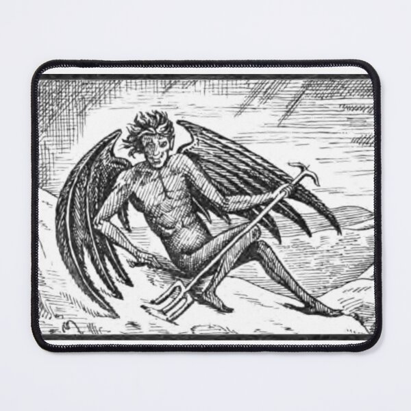Item preview, Reclining Devil, Satan, Lucifer, Fallen Angel designed and sold by HawthorneFlame.