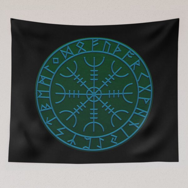 Item preview, Aegishjalmur: Norse protection symbol embodying strength, resilience. (7) designed and sold by JDMTees.