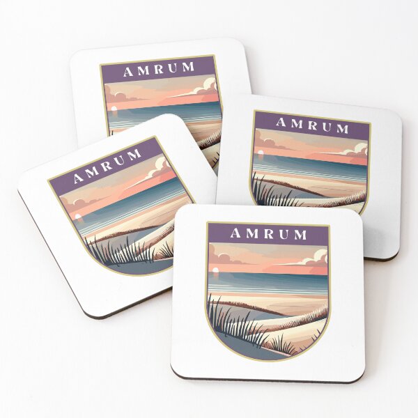 Item preview, Amrum Island in Retro Vector Style designed and sold by MaateoDesign.