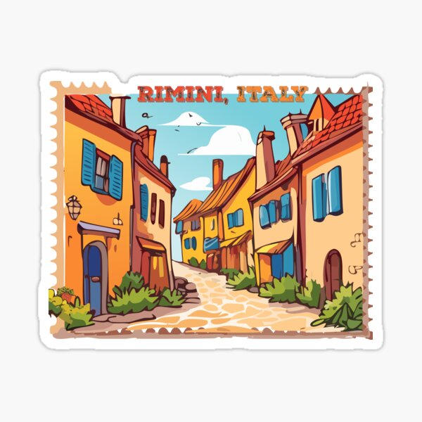 Item preview, Rimini Italy Postage Stamp designed and sold by AdkinsProvince.