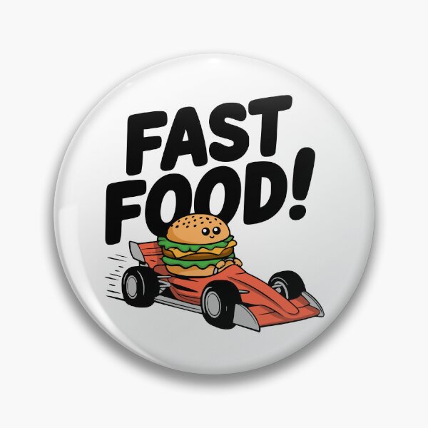 Item preview, Fast Food! Funny Burger Pun designed and sold by PMCreative.