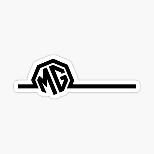 MG tow the line Sticker