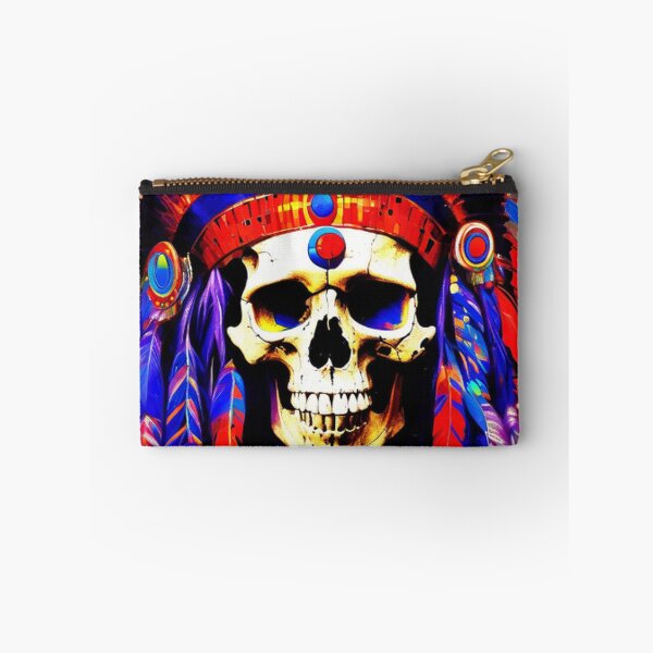 Item preview, Native Indian Chief Skull Art designed and sold by TheDarkWardrobe.