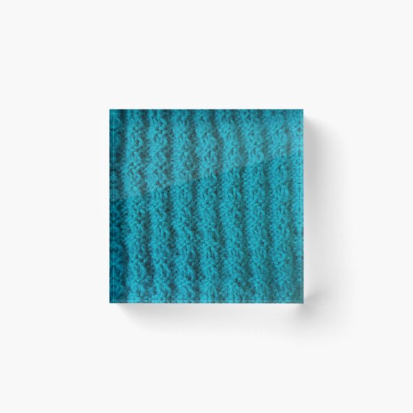 Item preview, Reverse teal blanket  designed and sold by thebentknitter.