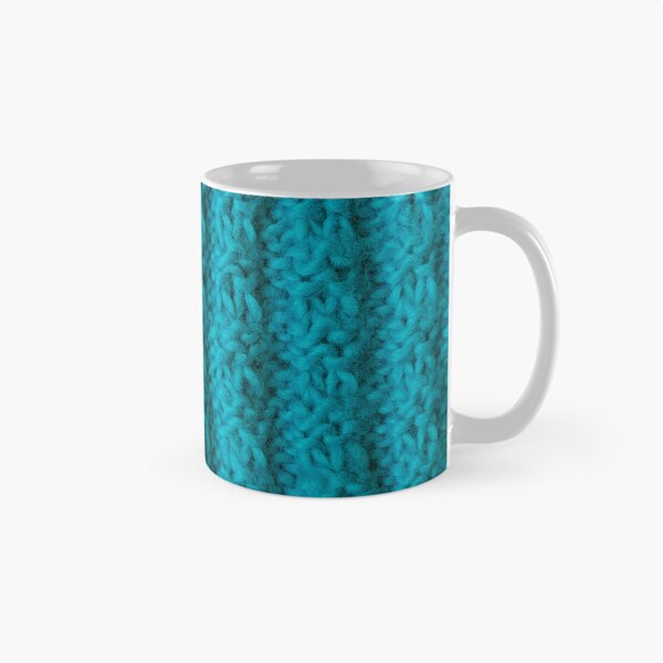 Item preview, Reverse teal blanket  designed and sold by thebentknitter.