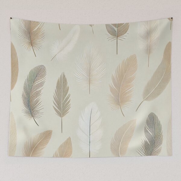 Item preview, creamy feathers designed and sold by ValerieStOnge.