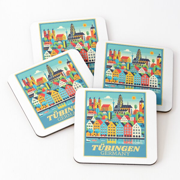 Item preview, Retro Tübingen Skyline designed and sold by MaateoDesign.