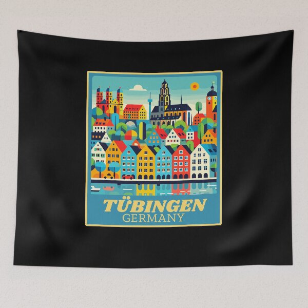 Item preview, Retro Tübingen Skyline designed and sold by MaateoDesign.