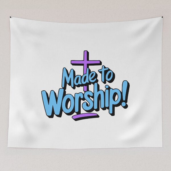 Item preview, Made To Worship! Colorful Worship Team designed and sold by PMCreative.