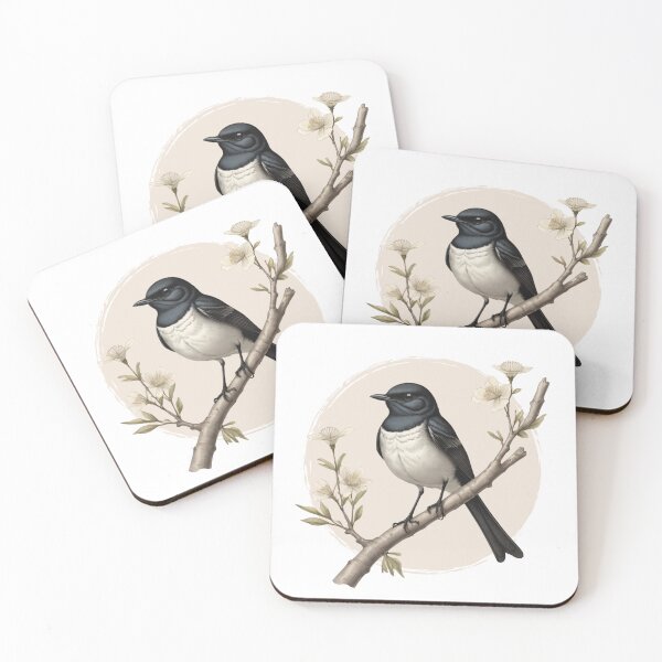 Item preview, Willie Wagtail, Australian bird designed and sold by lagunaklein.