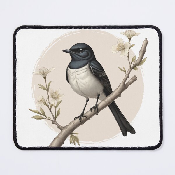 Item preview, Willie Wagtail, Australian bird designed and sold by lagunaklein.