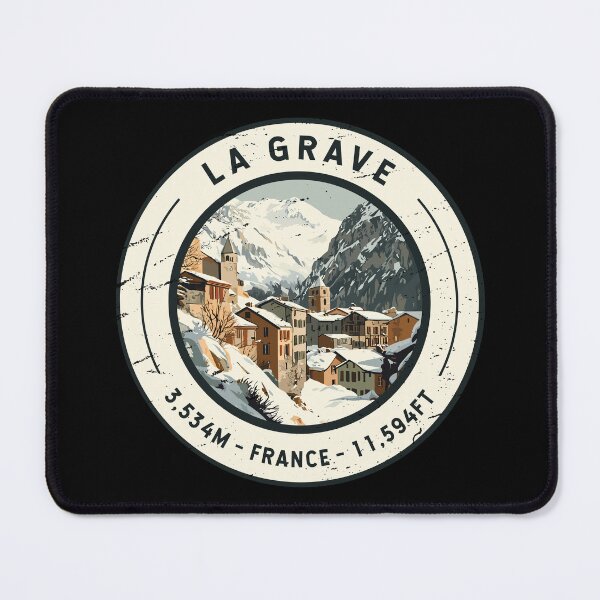 Item preview, La Grave France | Hiking | Skiing designed and sold by KrisSidDesigns.