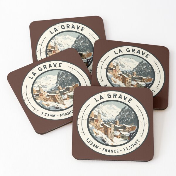 Item preview, La Grave France | Hiking | Skiing designed and sold by KrisSidDesigns.
