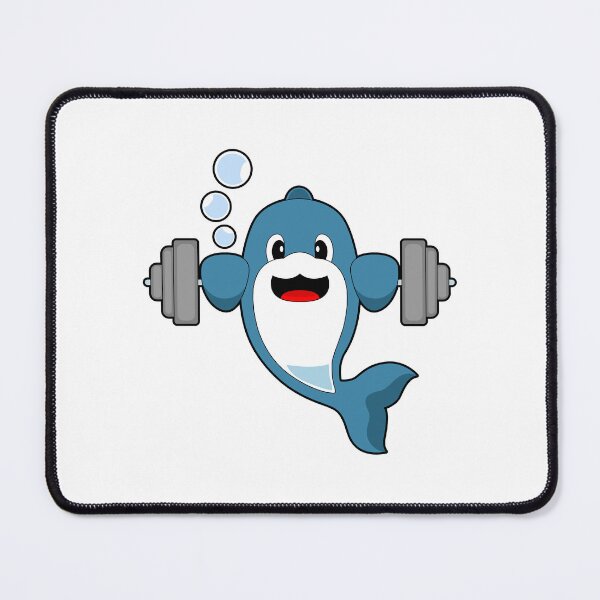 Item preview, Dolphin Bodybuilder Dumbbell Bodybuilding designed and sold by Snabdesign84.