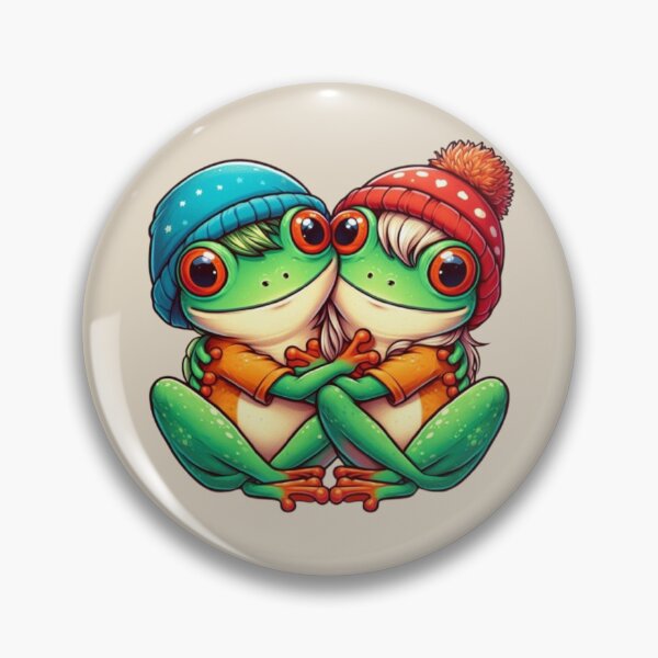 Item preview, Couple of frogs hugging designed and sold by R-market.
